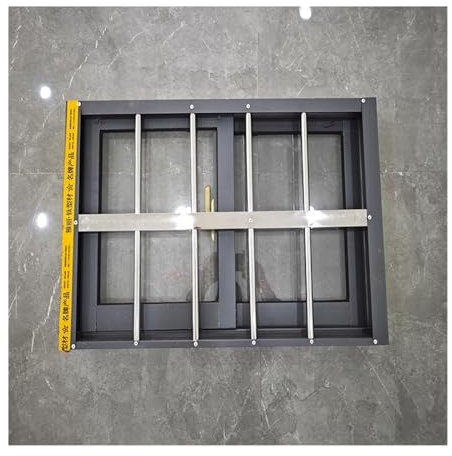 Badezimmerfenster for Privatsphäre und Belüftung, Schuppen-Horizontal-Schiebefenster aus Aluminium mit Glas, kleines Haushaltsfenster for den Keller(78x58cm/30.4X22.6in)
