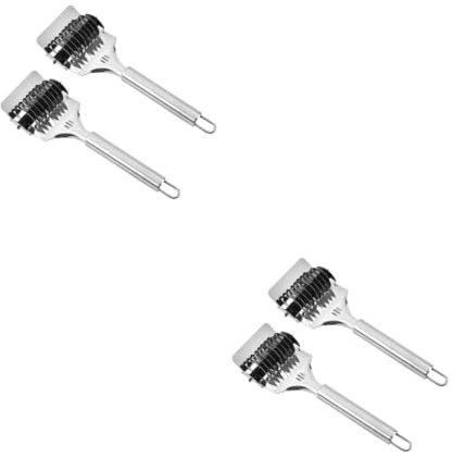Alipis 4piezas Cortadores De Cebolla y De Inoxidable Para Cortar Noodles y Verduras