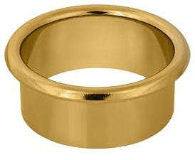 Gedotec Desk Cable Grommet | Brass Gold Gloss | Diameter 20 mm | Made in Austria | Cable Passage for Gluing | Cable Guide Made of Solid Brass | 1 Piece Cable Guide