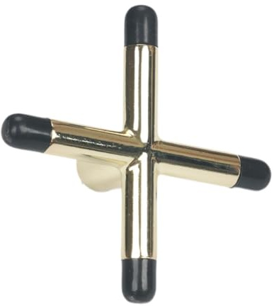 predolo Puente para Taco de Billar Que la Altura del Cabezal de Repuesto Accesorio para Snooker Soporte de Varilla Adecuado para Práctica Y, Negro de Oro