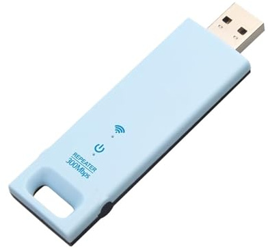 Wireless Signal Amplifier USB 2.0 WiFi Extender Booster .4G 300Mbps Wide Coverage Plug And Play For Indoor Home Travel Wider Coverage
