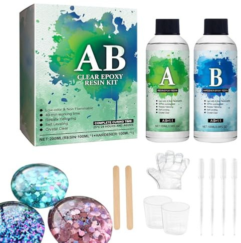 Pegamento Epóxico - Suministros De Adhesivo De Secado Rápido Y Alta Resistencia - Pegamento Resistente para Fundición,Uso en Hogar, Dormitorio, Hotel, Apartamento, Empresas y Alquiler