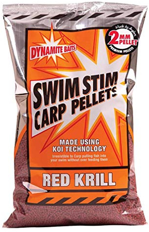 Dynamite Baits Swim Stim Red Krill Pellets