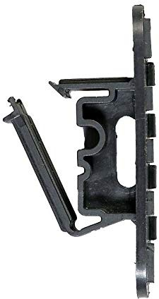 Eider 25x Weidezaunband, Breitbandisolator zum Anschrauben, mit Clipverschluss - Zum Schrauben, oder Nageln
