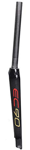 HIOD Fahrradgabeln Voll 3k Kohlefaser Fahrrad Rennrad Gabel 700c,Black