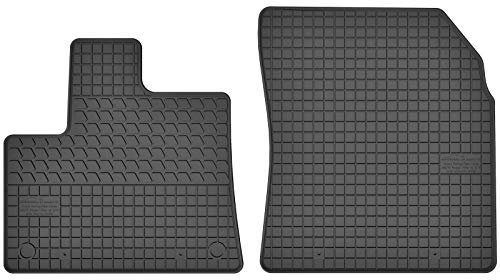 AGCPdirect Gummi Matten Fußmatten Passgenau Vorne Set für Citroen Berlingo 3 2018-2021 und Opel Combo E 2018-2021