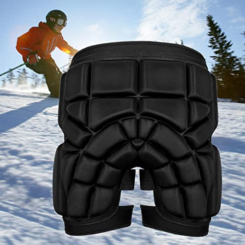 PRELGOSP Protektorenhose Snowboard Erwachsene Kinder SteißBein Protektor, Anti-Drop Ski-HüFtpolster für Ski Skifahren Skaten Skateboard Snowboard,XXS
