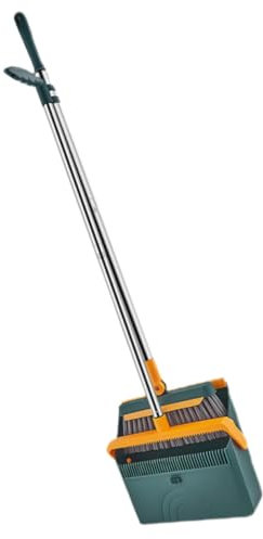 GLEAVI 1 Juego Recogedor y Escoba Juego De Escoba Recogedor con Escoba Pala De Limpieza De Habitaciones Escoba De Cocina Escoba con Recogedor Limpiaparabrisas Piso Oficina Páginas