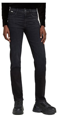 G-Star RAW Strace raka jeans, Blå (Worn in Black Vortex D23951-a634-g730), 27W / 32L
