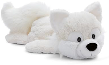 NICI Kuscheltier Polarfuchs Vanja 45cm relaxed-liegend weiß - Stofftier aus weichem Plüsch, niedliches Plüschtier zum Kuscheln und Spielen, für Kinder & Erwachsene - tolle Geschenkidee - 61304