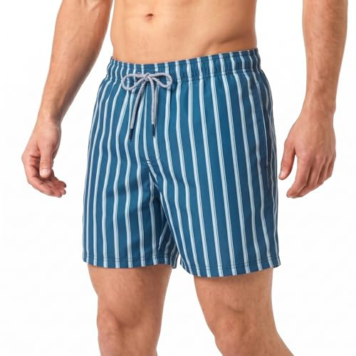 RIPT Performance Pantaloncini da Bagno da Uomo Ad Asciugatura Rapida con Protezione Solare UV 50 Costume da Bagno Uomo (Pacco da 1)