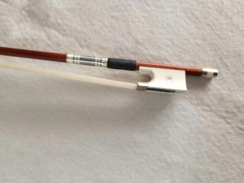 Violin Bow 1pcs Professional 4/4 Hybrid Carbon Fiber Violin Bow Outside Pernambuco White Frog Frog(3-4 size)