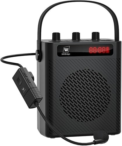 Amplificador de Voz Inalámbrico de 30W con Micrófono de Diadema, Sistema de PA Portátil para Profesores, Conjunto de Altavoz con Micrófono Bluetooth, Megáfono Recargable Personal para Enseñanza, S93