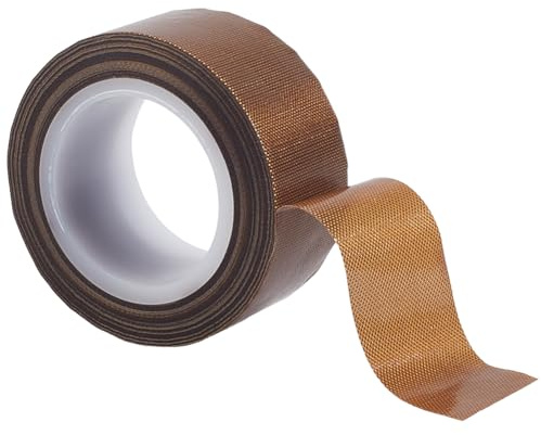 CRASPIRE Cinta Adhesiva Marrón de Baja Fricción de 32.8 pie X 1 Fibras Resistente Al Agua Resistente Al Desgaste Autoadhesiva para Protección de Superficies Cintas de Reparación Antideslizantes