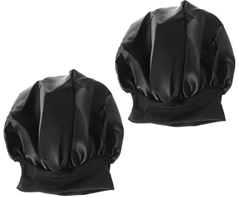 WRITWAA 2stücke Schlafmütze Elastisch Seite Schlafmütze Für Frauen Mädchen Gegen Haarausfall Haube Handwäsche Maschinenwäsche