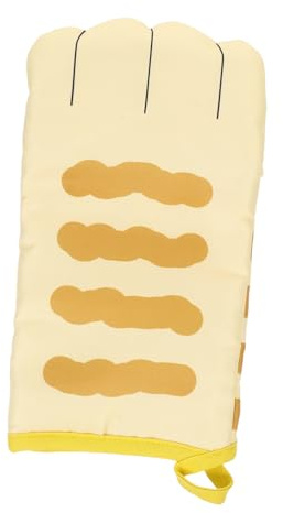 BUGUUYO Guantes Resistentes al Calor para Cocina Manopla Ergonómica Protección contra Quemaduras para Horno Microondas y Barbacoa Uso Seguro Fiestas y Infantiles