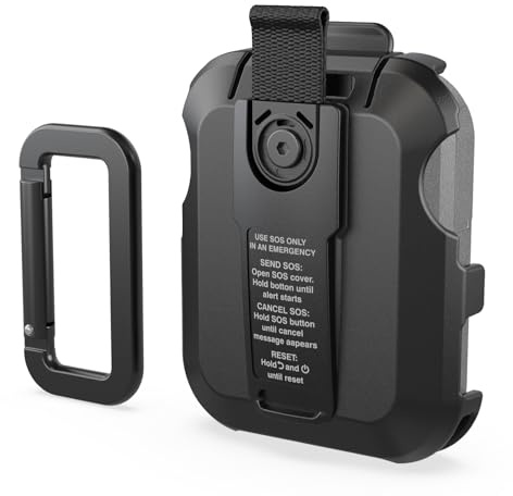 TUSITA Spine Cradle Support Compatible avec Garmin inReach Messenger Plus Communicateur Satellite - GPS Système Accessoires