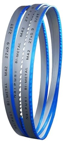 1 st bandsågblad 2908-3810 mm x 27 mm x 0,9 mm bimetallbandsågblad for metallskärning 1 x 0,035(5 and 8 tpi,3810mm)