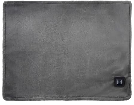 Quorvex Couverture Chauffante Électrique - Couvertures Électriques Lits et Canapés,Chauffage Corporel 3 Niveaux pour Canapé Lit Chambre Dos Épaules Taille Automne Hiver