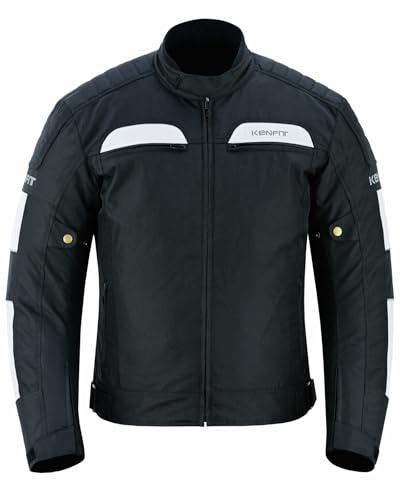 Kenfit Motorcycle Jacket Men's 3-Layer Cordura Motorbike Armoured Jacket
