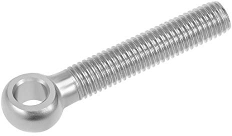 sourcing map M12 x 70mm Machinery Shoulder Swing Lifting Eye Bolt 304 Stainless Steel Metric Thread