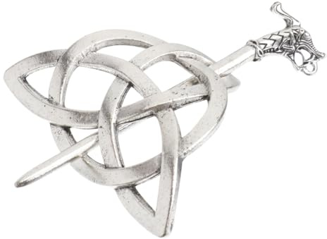 Lurrose Vintage keltische Knoten Krone Haarnadeln Legierung Haarspangen Haarspange Stick Zubehör für Frauen Mädchen