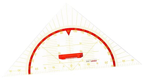WISSNER® RE-Plastic Profi Geometriewinkel Magnetisch (80cm)