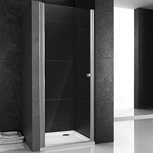 Porta Doccia Battente Swing per Box Nicchia Cristallo Temprato Varie Misure