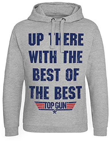 Top Gun Officiellement sous Licence Up There with The Best of The Best Epic Sweat À Capuche