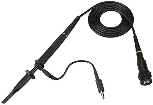 Oumefar 100X Digital High Voltage 2KV High Sensitivity Oscilloscope Clip Probe 100MHz Bandwidth Switchable Accessory Kit with Mini Alligator Clip and Ground Lead Pack of 1