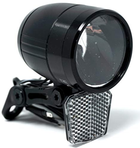 CBK-MS E-Bike Beleuchtung LED Scheinwerfer nach StVZO 100 Lux 6-48 Volt Lampe