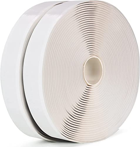 LLPT Butyl Klebeband 2 Rollen Schwarz 25mm x 10m Dichtband Selbstklebend | Wasserdichtes Klebeband, Reparatur-klebeband, Ideal für RV-Fenster Bootsabdichtung und EPDM-Dächer