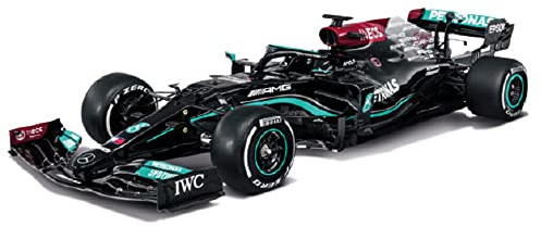 Maisto Tech R/C F1 Mercedes AMG W12 E Performance '21 - Detailgetreues Ferngesteuertes Auto ab 5 Jahre 1:24 RC Auto 2,4 GHz - ca. 8 km/h - Formel 1 Auto Ferngesteuert inkl. USB-Ladekabel (582355)