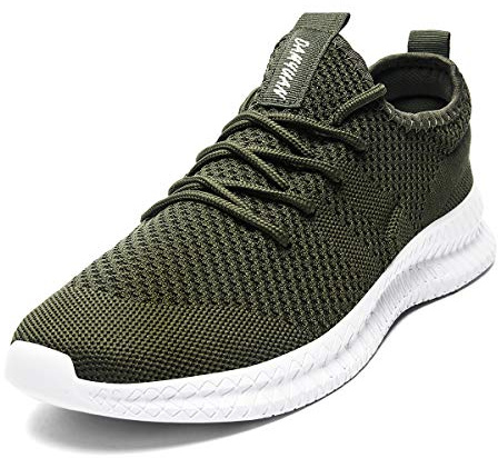 Tvtaop Mens Trainers Running Walking Shoes Fashion Air Sport Sneakers Outdoor Athletic Gym Fitness Workout Jogging Training