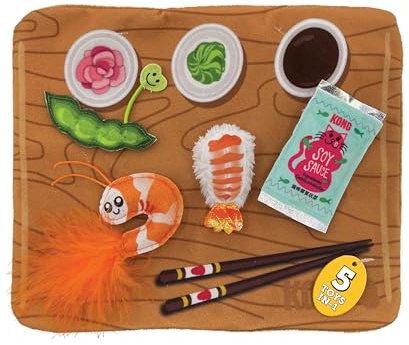 Kong Pull-a-partz Sushi-26.5X21.5X2.5 CM