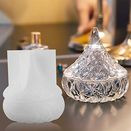 Tuzsocr Water Drop Resin Mould - Silicone Jewellery Storage Box, Reusable Resin Casting Kit for DIY Crafts