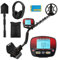 MCJ Detector de Metales Profesional para Adultos, Detector Sumergible de Alta Precisión con Pantalla LCD, 5 Modos, con Pala y Bolsa de Transporte, Chip DSP Avanzado