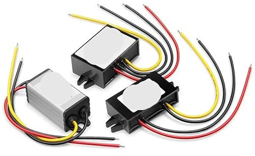 PIUHRKLEVD 12V to 6V Waterproof Step Up DC DC Converter Power Inverter 1-10A Buck Voltage Regulator Transformer Adapter for Car CE RoSH (3A ABS Platisc S)