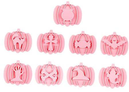 MAGICLULU 3 Juegos Cortadores De Galletas De Halloween Dulce Equipo Cortadores Galletas Halloween Cortadores De Galletas Halloween Molde De Galletas Cortador De Pastelería Páginas 9 Uds * 3