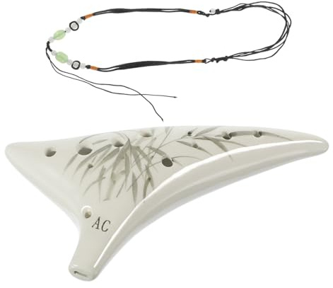 Kisangel 12loch -instrument Aus Keramik Für Sanftem Und Reicher Handlich Und Robust Für Blasinstrumentenliebhaber