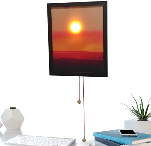 Hiemible Aplique De Pared - Luz LED Decorativa Atardecer Amanecer,Lámpara Ambiente Relajación Para Habitación Dormitorio Sala Oficina Estudio Pasillo Meditación