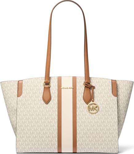 Michael Kors Becca Große Tragetasche mit Streifen und Logo