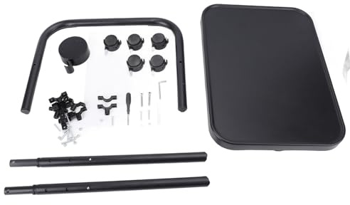 Qcwwy Table de Lit, unité de Chevet à Hauteur Réglable, Support Inclinable Pliable Magnétique, Plate-Forme Mobile pour Ordinateur Portable, pour Bureau Médical à Domicile