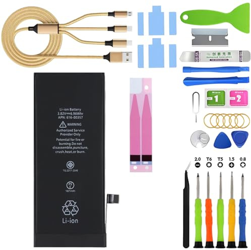Batterie au lithium polymère 1821 mAh pour iPhone SE 2020 A2275 A2296 A2298 avec kits d'outils de rechange