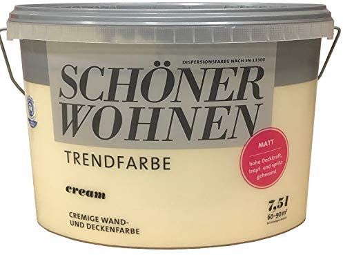 7,5 Liter Schöner Wohnen Trendfarbe Cream matt