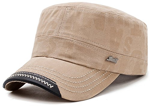 XRDSS Unisex Schirmmütze Baseball Sport Kappe Military Army Cap (Beige)