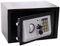 Panorama24 Tresor Safe mit Elektronik-Zahlenschloss 31x20x20cm LED-Anzeige Stahlbolzen, schwarz, inkl. 4 Batterien, Möbeltresor Wandtresor Wandsafe Home