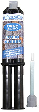 MEGA 2020 Steinkleber 25ml + 1 Mischdüse 2-Komponenten-Kleber
