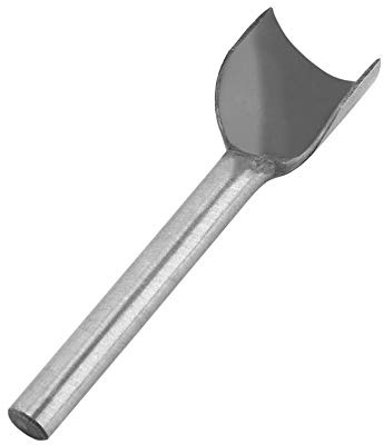 Leder Halbrund Cutter Punch, 30mm DIY Lederhandwerk Halbkreis Stanzwerkzeug für Gürtelenden und Lederbänder