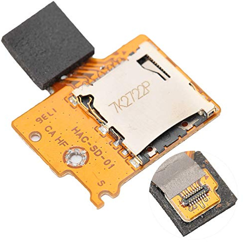 HAC-SD-01 Slot del Modulo del Lettore di Schede Sostituzione dello Slot della Scheda del Connettore del Lettore di Schede di Memoria della Console di Gioco per Lite Host